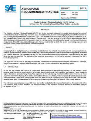 SAE ARP 6255A PDF 2025