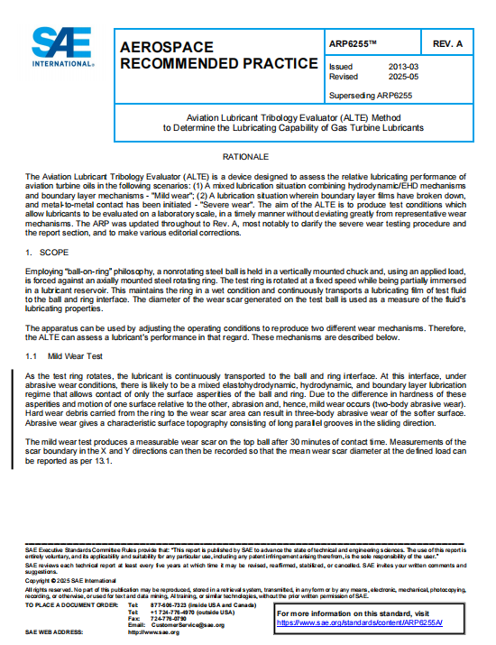 SAE ARP 6255A PDF 2025 SAE ARP 6255A PDF 2025