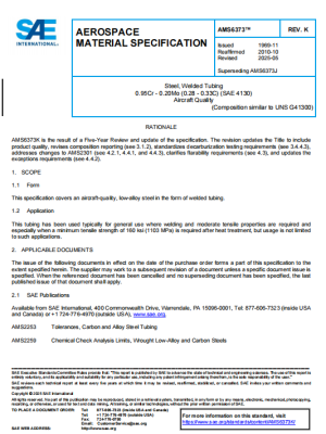 SAE AMS 6373K PDF 2025