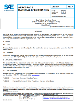 SAE AMS 6374F PDF 2025