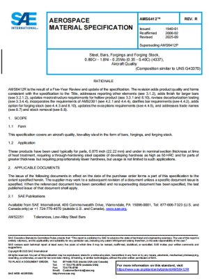 SAE AMS 6412R PDF 2025