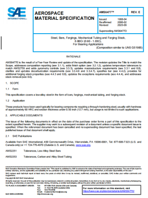 SAE AMS 6477E PDF 2025