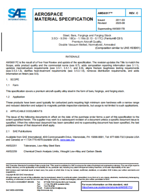 SAE AMS 6517C PDF 2025