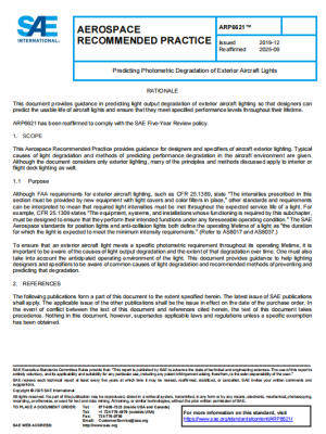 SAE ARP 6621 PDF 2025