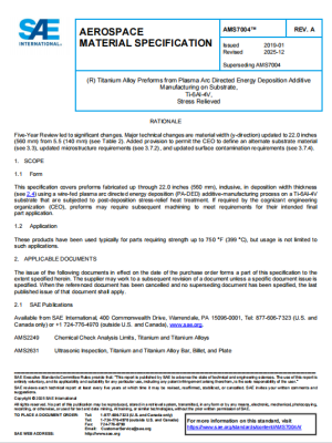 SAE AMS 7004A PDF 2025