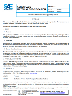 SAE AMS7022 PDF 2025
