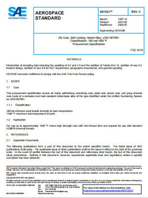 SAE AS7253C 2026 PDF