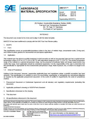 SAE AMS 7271K PDF 2025