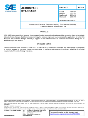 SAE AS81582D PDF 2025