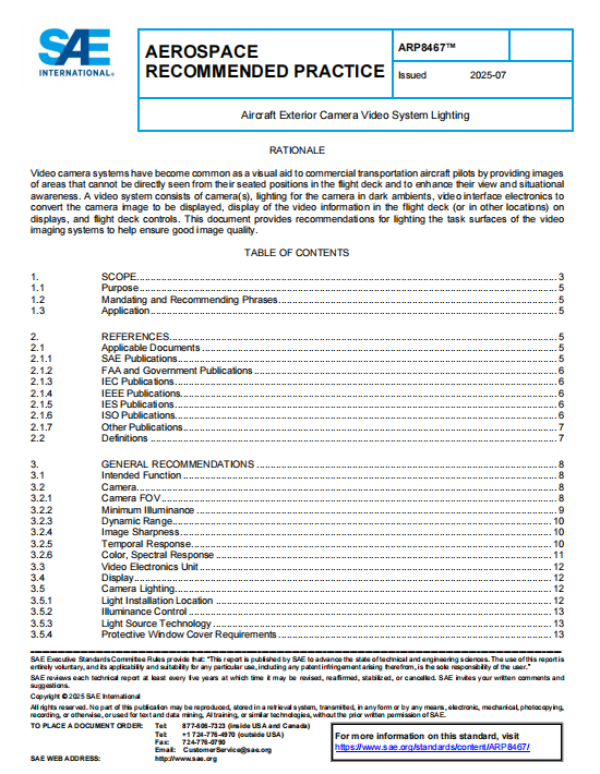 SAE ARP 8467 PDF 2025