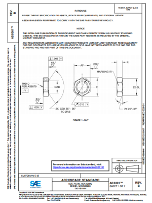SAE AS9361B 2026 PDF