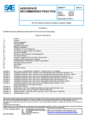 SAE ARP987B 2026 PDF