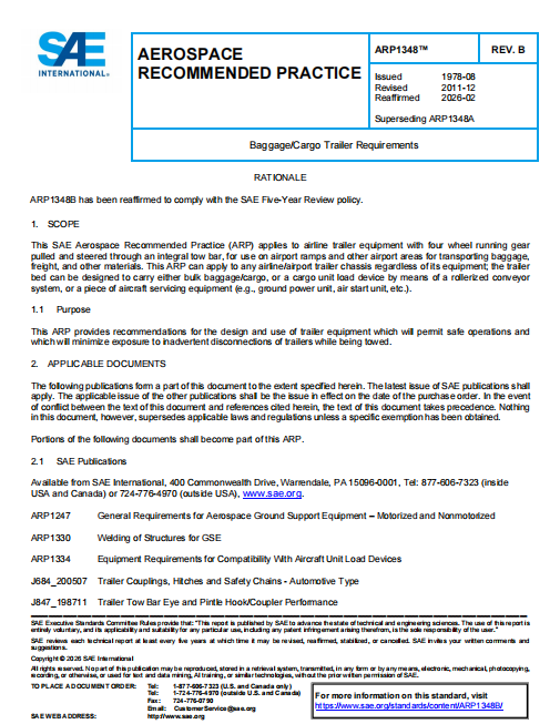 SAE ARP1348B 2026 PDF